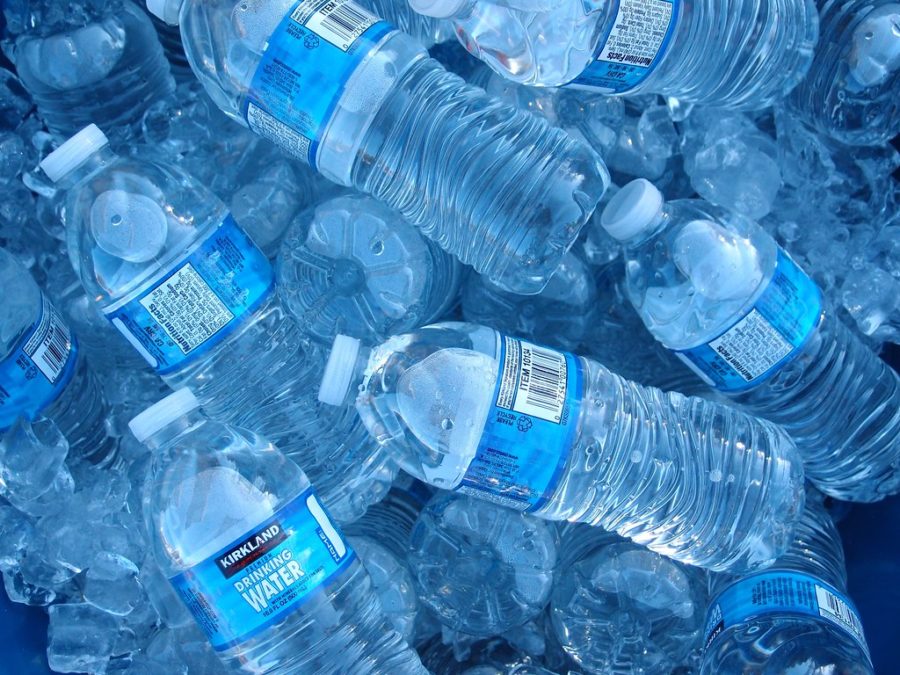 Plastic bottles are a popular source of water nowadays, with companies like Ice Mountain, Fiji Water, Nestle, and many grocery store brands like Kroger. 
