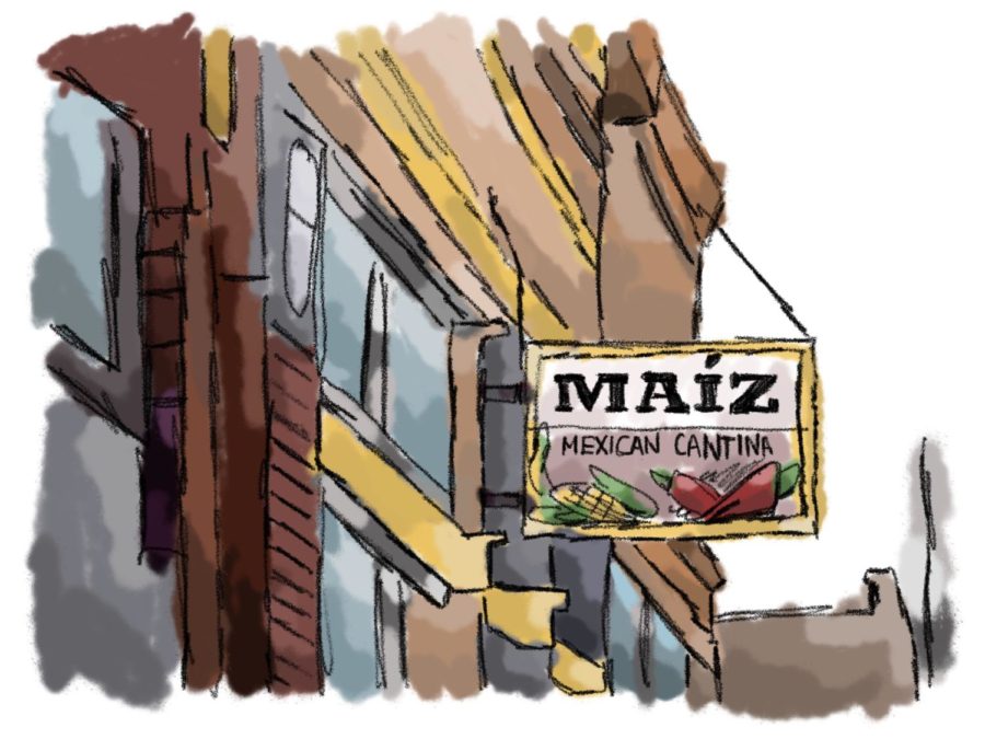 Maiz is located in downtown Ypsilanti. It is a favorite restaurant of locals.