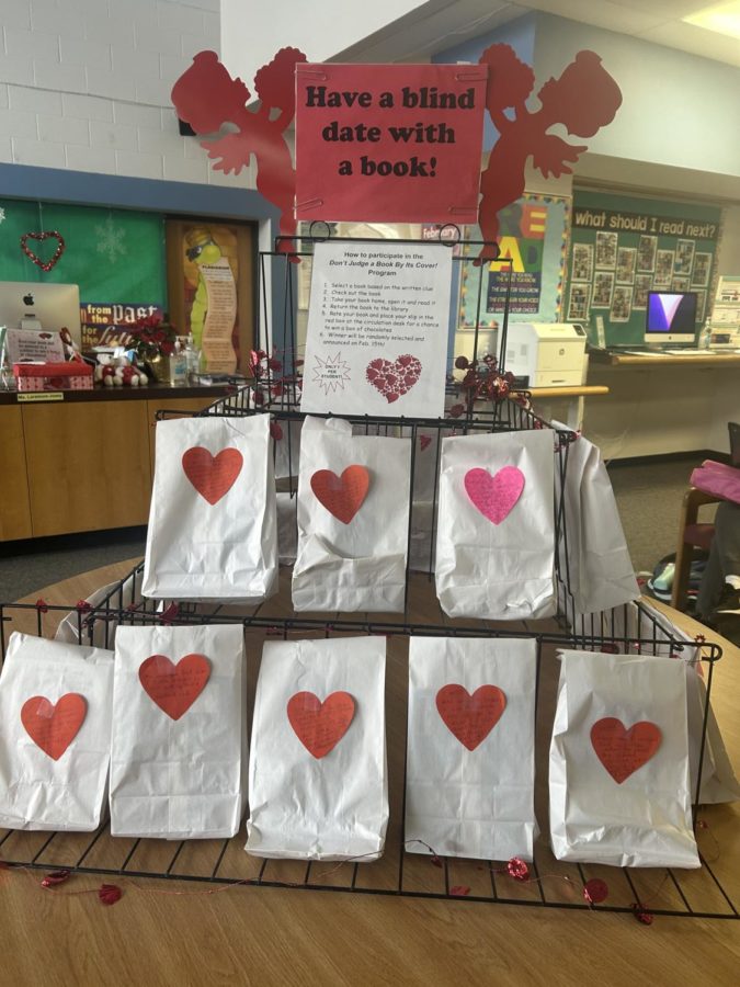 The Blind Date for Books is a way to spread Valentines Day cheer.