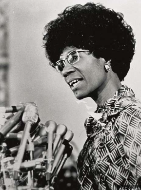 Shirley Chisholm became the first African American woman elected to Congress, representing New York in 1964. She fought for racial and gender equality, healthcare and social workers, and improving the education system.