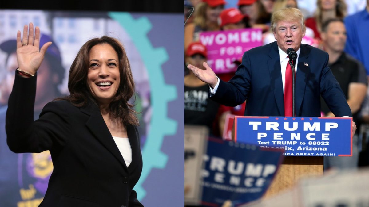 Former president Donald Trump of the Republican Party was officially declared winner of the 2024 presidential election with 276 electoral votes while his opponent, Vice President Kamala Harris, had received only 223 (at the time). Photo credits "Kamala Harris" by Gage Skidmore is licensed under CC BY-SA 2.0. and "Donald Trump" by Gage Skidmore is licensed under CC BY-SA 2.0.