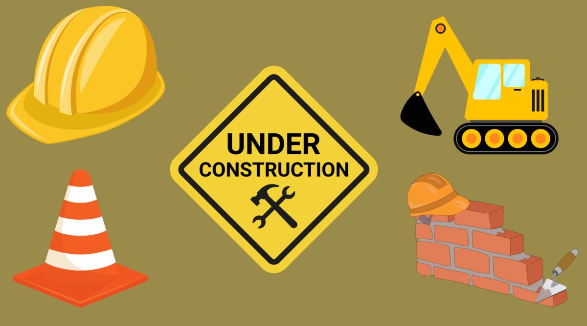 Construction is going on right next to Clague.