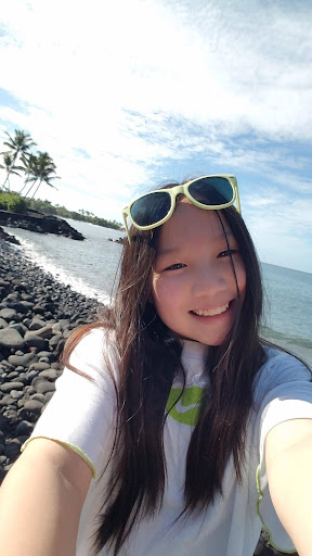 Annabelle Hu posing for the photo during a sunny day. Photo courtesy of Annabelle Hu.