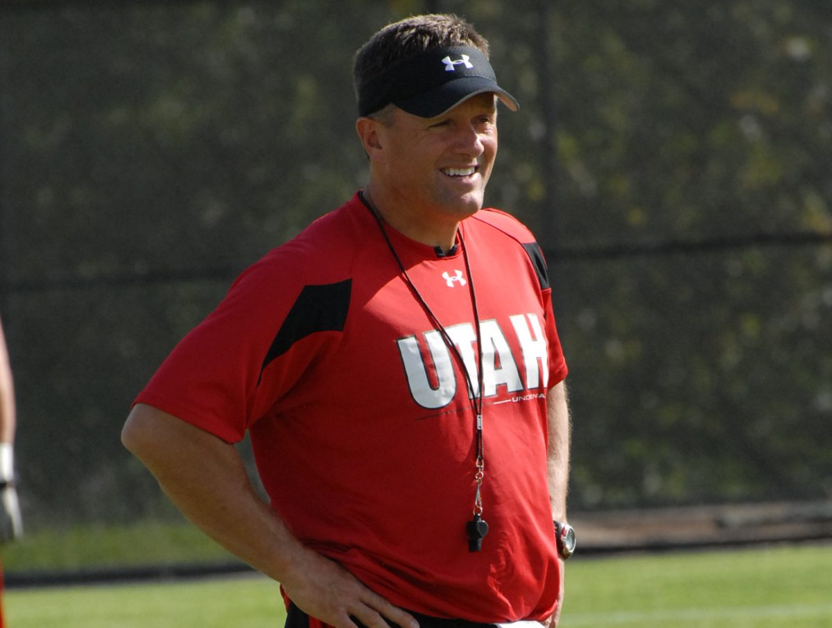 The Wolverines have selected Kyle Whittingham as their next head coach. Thomas A Cella, CC BY-SA 3.0, via Wikimedia Commons
