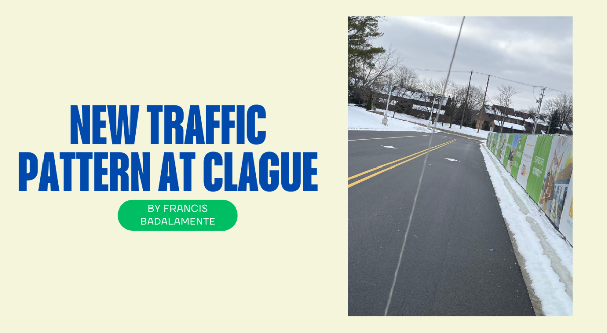 New traffic pattern at Clague