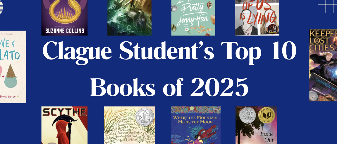 Check out the top books from students at Clague.