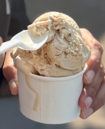 The Coffee Scoop
For Coffee lovers, Washtenaw Dairy’s Coffee ice cream pairs perfectly with the fresh donuts also offered there. It’s yummy and tastes exactly like coffee. 