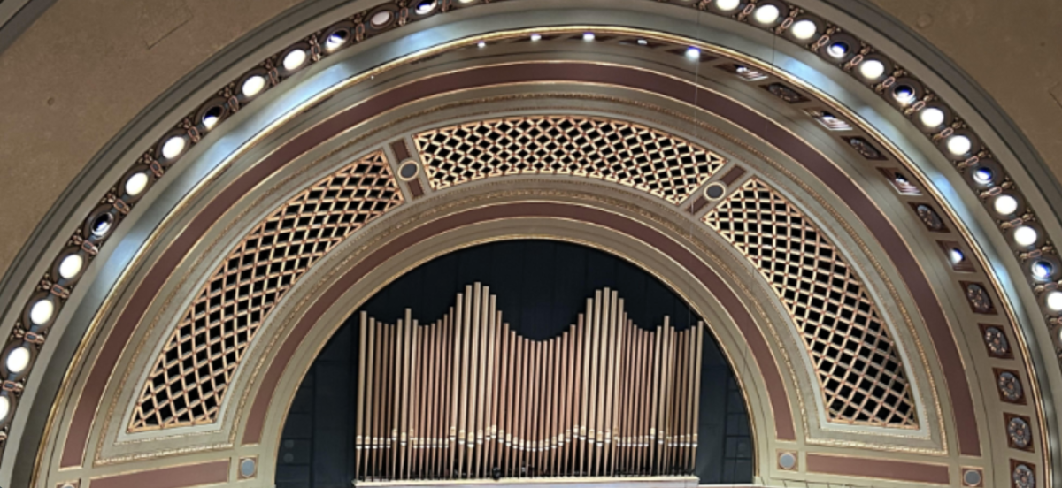 Hill Auditorium is located in Ann Arbor Michigan.