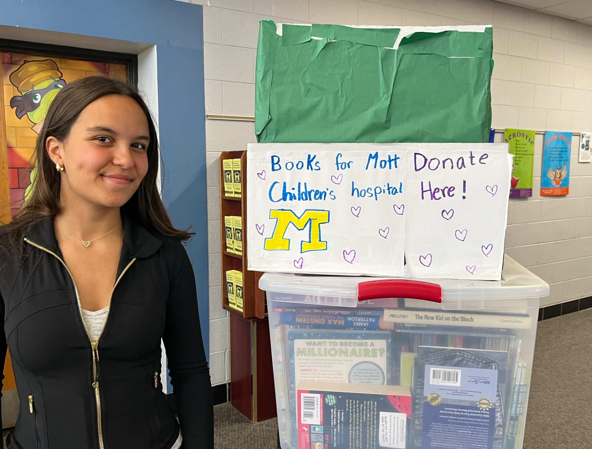 Anna Necula is an 8th grader at Clague Middle School. Photo courtesy of Anna Necula